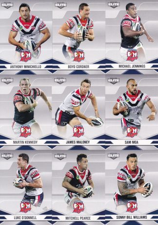 2013 NRL Elite Base Team Set - Sydney Roosters