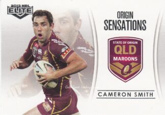2013 NRL Elite Case Card Origin Sensation - OS2 Cameron Smith QLD Captain