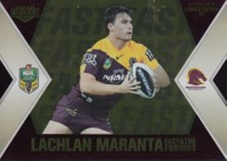 2013 NRL Elite Gold Fast & The Furious - FFS01 Josh McGuire & Lachlan Maranta Brisbane Broncos - Image 2