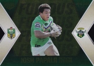 2013 NRL Elite Gold Fast & The Furious - FFS03 Josh Papalii & Blake Ferguson Canberra Raiders