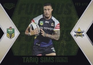 2013 NRL Elite Gold Fast & The Furious - FFS04 Tariq Sims & Ashley Graham North QLD Cowboys