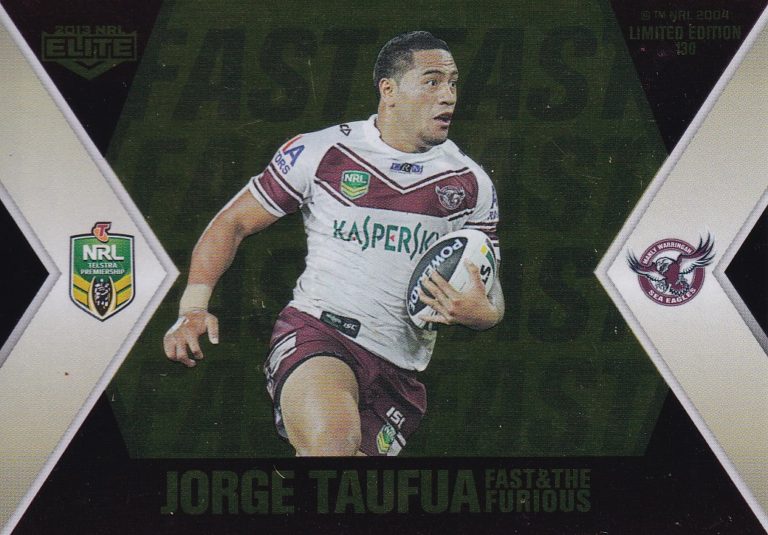2013 NRL Elite Gold Fast & The Furious - FFS06 Steve Matai & Jorge Taufua Manly Sea Eagles - Image 2