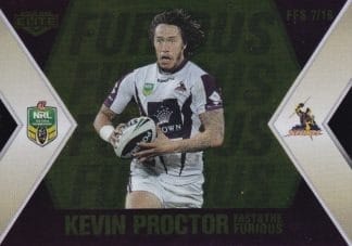 2013 NRL Elite Gold Fast & The Furious - FFS07 Kevin Proctor & Justin O'Neill Melbourne Storm