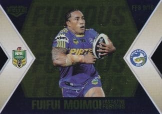 2013 NRL Elite Gold Fast & The Furious - FFS09 Fuifui Moimoi & Ryan Morgan Parramatta Eels