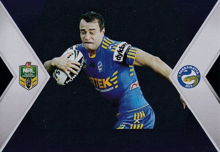 2013 NRL Elite Silver Fast & The Furious - FF09 Fuifui Moimoi & Ryan Morgan Parramatta Eels - Image 2
