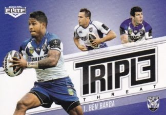 2013 NRL Elite Triple Threat - TT04 Ben Barba Canterbury Bulldogs