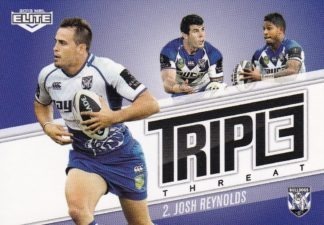 2013 NRL Elite Triple Threat - TT05 Josh Reynolds Canterbury Bulldogs