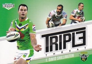 2013 NRL Elite Triple Threat - TT07 David Shillington Canberra Raiders