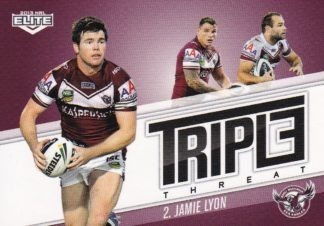 2013 NRL Elite Triple Threat - TT17 Jamie Lyon Manly Sea Eagles