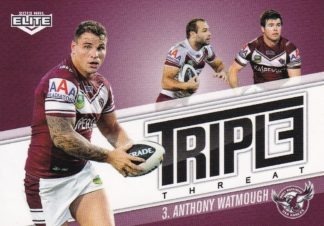 2013 NRL Elite Triple Threat - TT18 Anthony Watmough Manly Sea Eagles