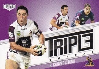 2013 NRL Elite Triple Threat - TT20 Cooper Cronk Melbourne Storm