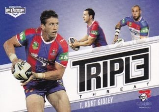 2013 NRL Elite Triple Threat - TT22 Kurt Gidley Newcastle Knights