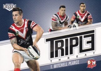 2013 NRL Elite Triple Threat - TT40 Mitchell Pearce Sydney Roosters