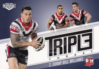 2013 NRL Elite Triple Threat - TT41 Sonny Bill Williams Sydney Roosters
