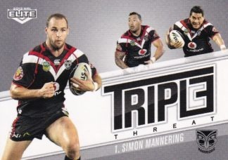 2013 NRL Elite Triple Threat - TT43 Simon Mannering Warriors