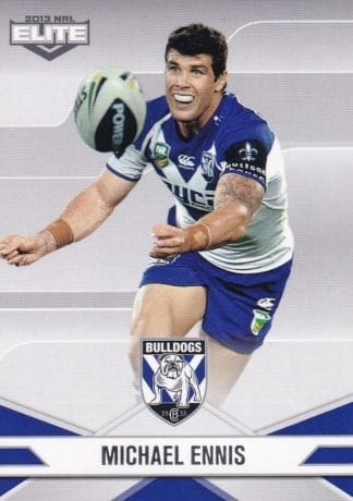 2013 NRL Elite Common Card - Base 010 Michael Ennis Canterbury Bulldogs