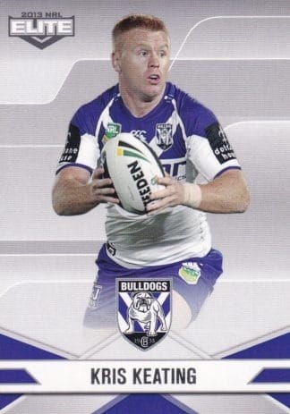 2013 NRL Elite Common Card - Base 012 Kris Keating Canterbury Bulldogs