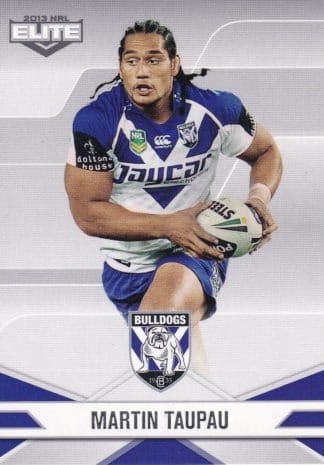 2013 NRL Elite Common Card - Base 015 Martin Taupau Canterbury Bulldogs