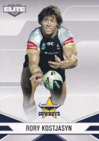 2013 NRL Elite Common Card - Base 031 Rory Kostjasyn North Qld Cowboys