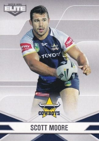 2013 NRL Elite Common Card - Base 032 Scott Moore North Qld Cowboys