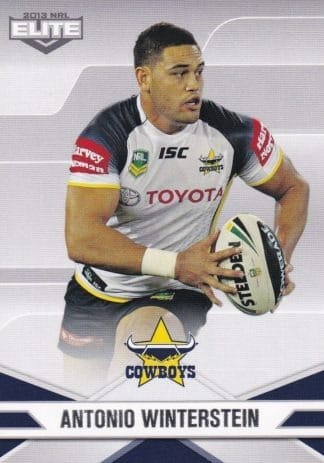 2013 NRL Elite Common Card - Base 036 Antonio Winterstein North Qld Cowboys
