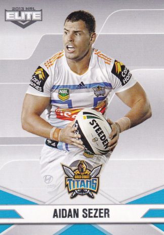 2013 NRL Elite Common Card - Base 043 Aidan Sezer Gold Coast Titans