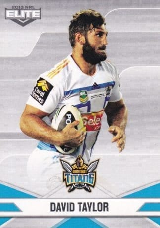 2013 NRL Elite Common Card - Base 045 David Taylor Gold Coast Titans
