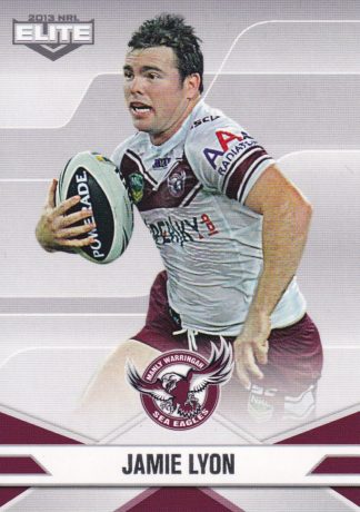 2013 NRL Elite Common Card - Base 046 Jamie Lyon Manly Sea Eagles