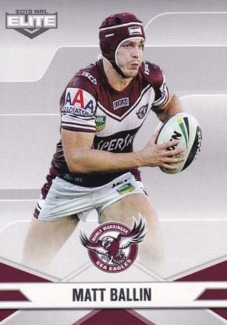 2013 NRL Elite Common Card - Base 047 Matt Ballin Manly Sea Eagles