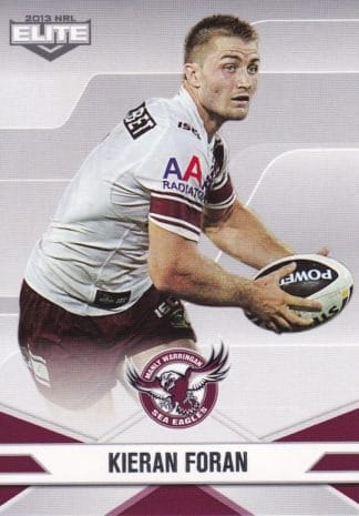 2013 NRL Elite Common Card - Base 050 Kieran Foran Manly Sea Eagles