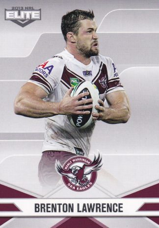 2013 NRL Elite Common Card - Base 053 Brenton Lawrence Manly Sea Eagles