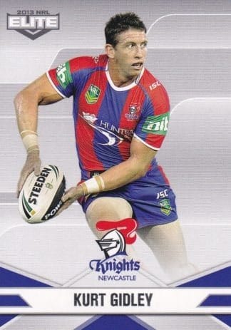 2013 NRL Elite Common Card - Base 064 Kurt Gidley Newcastle Knights