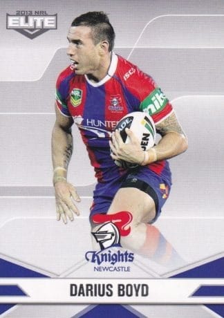 2013 NRL Elite Common Card - Base 065 Darius Boyd Newcastle Knights
