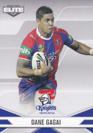 2013 NRL Elite Common Card - Base 068 Dane Gagai Newcastle Knights