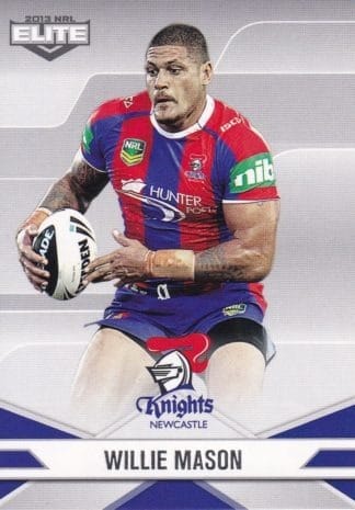 2013 NRL Elite Common Card - Base 070 Willie Mason Newcastle Knights