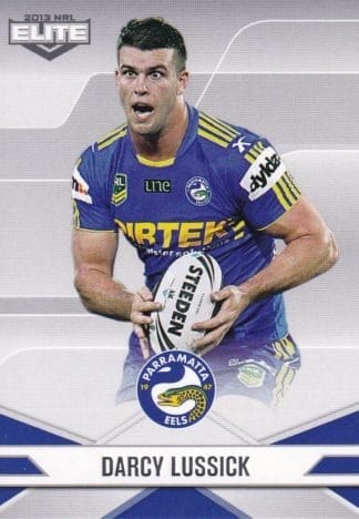 2013 NRL Elite Common Card - Base 077 Darcy Lussick Parramatta Eels