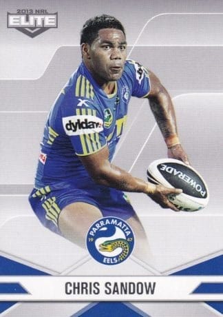 2013 NRL Elite Common Card - Base 080 Chris Sandow Parramatta Eels