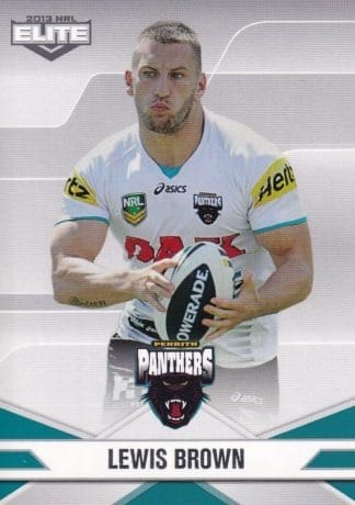 2013 NRL Elite Common Card - Base 083 Lewis Brown Penrith Panthers
