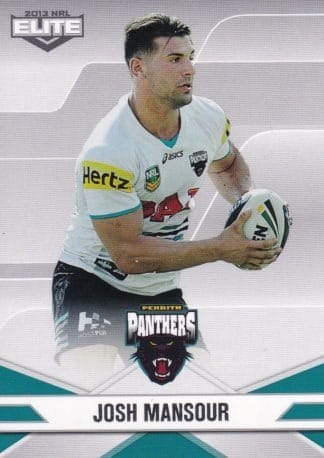 2013 NRL Elite Common Card - Base 086 Josh Mansour Penrith Panthers