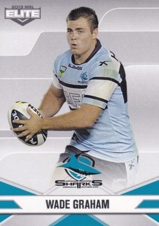 2013 NRL Elite Common Card - Base 095 Wade Graham Cronulla Sharks