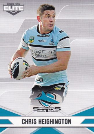 2013 NRL Elite Common Card - Base 096 Chris Heighington Cronulla Sharks
