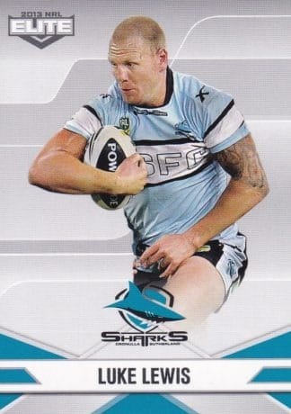 2013 NRL Elite Common Card - Base 097 Luke Lewis Cronulla Sharks