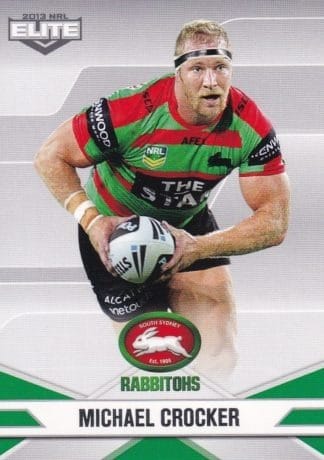 2013 NRL Elite Common Card - Base 100 Michael Crocker South Sydney Rabbitohs