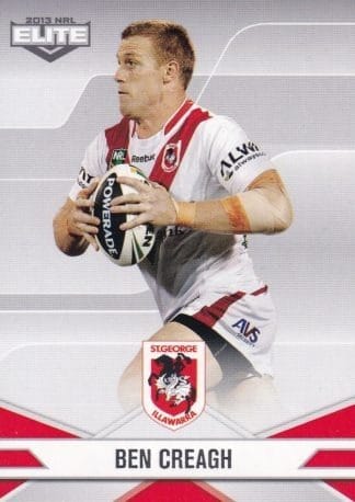 2013 NRL Elite Common Card - Base 109 Ben Creagh St George Dragons
