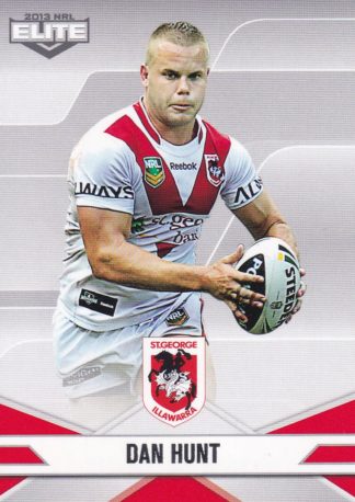 2013 NRL Elite Common Card - Base 114 Dan Hunt St George Dragons
