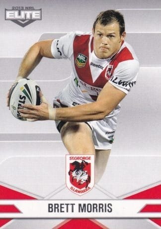 2013 NRL Elite Common Card - Base 115 Brett Morris St George Dragons