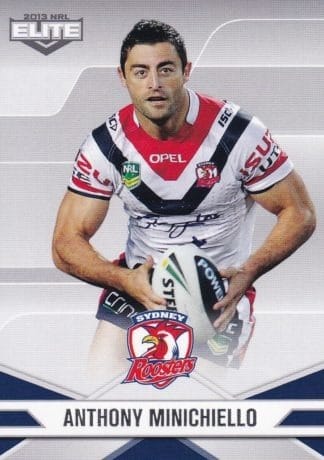 2013 NRL Elite Common Card - Base 118 Anthony Minichiello Sydney Roosters