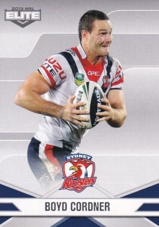 2013 NRL Elite Common Card - Base 119 Boyd Cordner Sydney Roosters