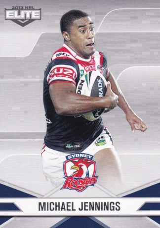 2013 NRL Elite Common Card - Base 120 Michael Jennings Sydney Roosters