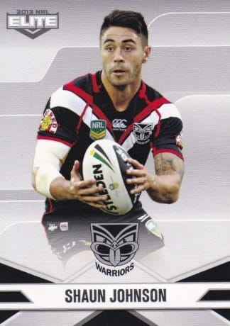 2013 NRL Elite Common Card - Base 129 Shaun Johnson Warriors